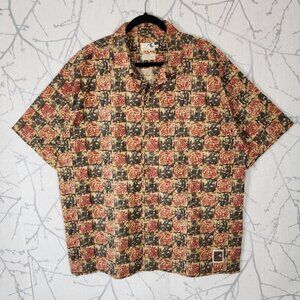 Tsunami Artsy Tribal Print 100% Cotton Camp Shirt